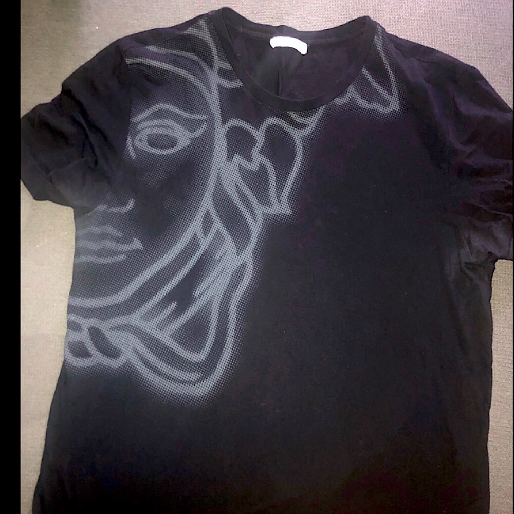 Versace half face tee shirt
